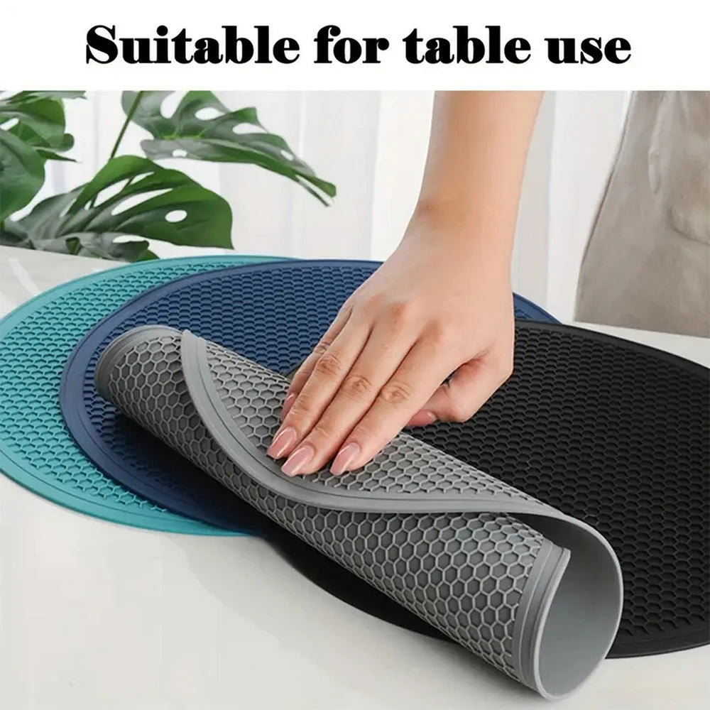 25cm Large Silicone Mat Coaster Heat Resistant Placemat