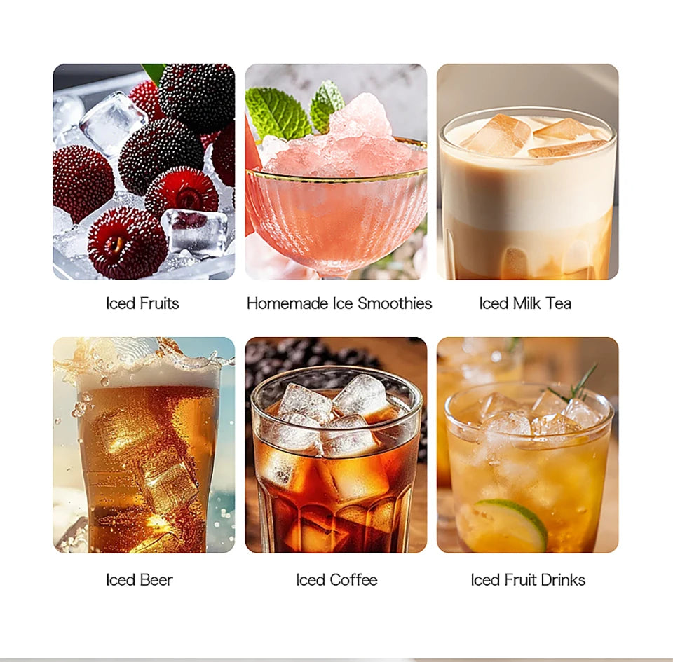 Yangood 120w Mini Countertop Ice Maker Fast Camping