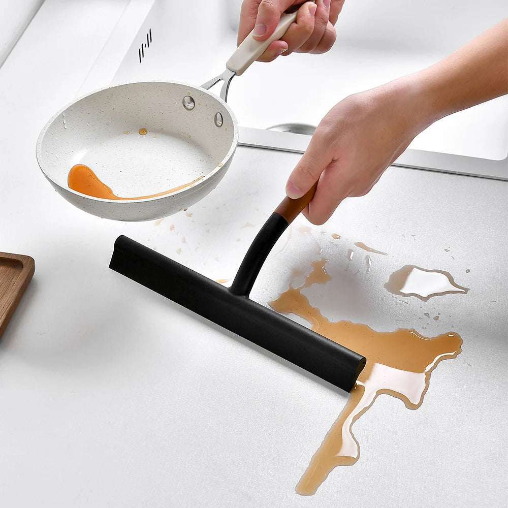 1pcs Non-Scratch Soft Silicone Squeegee Sink Countertop Squeegee