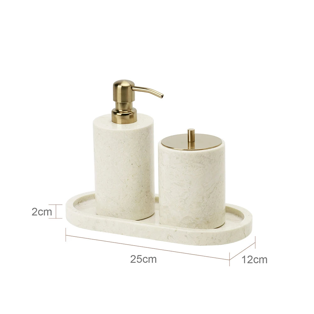 Crema Nuova Natural Marble Bathroom Elegent Soap Dish