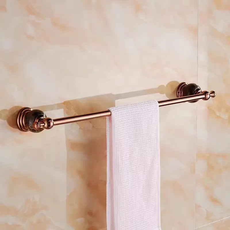 Bathroom Bath Shelf Rose Gold Paper Holder Towel