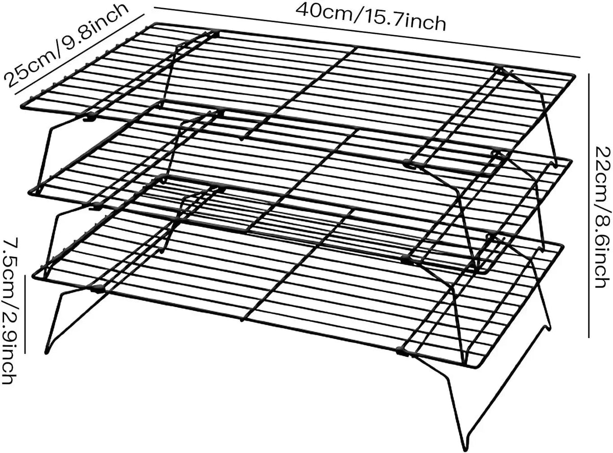 Stainless Steel Layer Foldable Non Stick Wire Grid