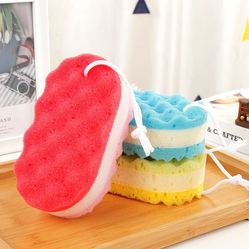 Three-Layer Seaweed Sponge Bath Sponge Adults Bath Ball