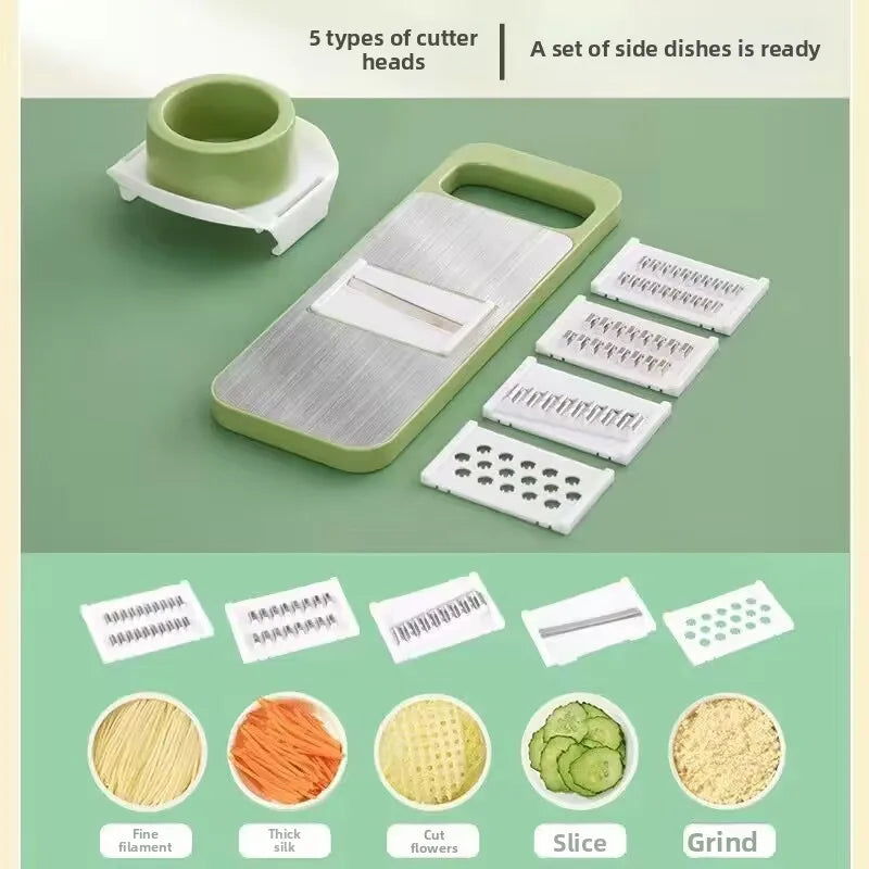 Essentials Multi-Functional Vegetable Cutter Shredder Stainless