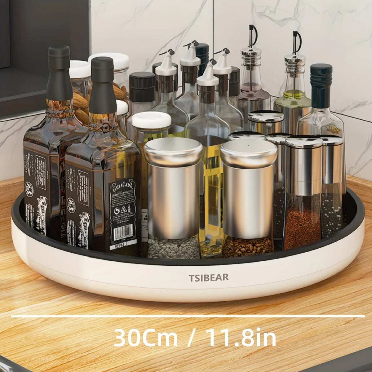 1pc Multi-Functional 360 Rotating Organizer - Durable Plastic