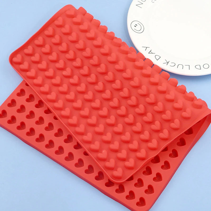 1pc 255 Cavity Mini Heart Shaped Silicone Mold