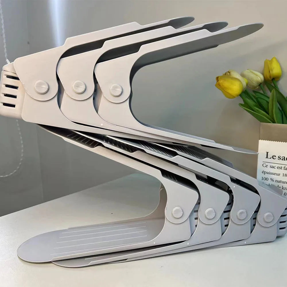 7/100 Modern Shoe Rack Shoe Storage Rack Double-Layer