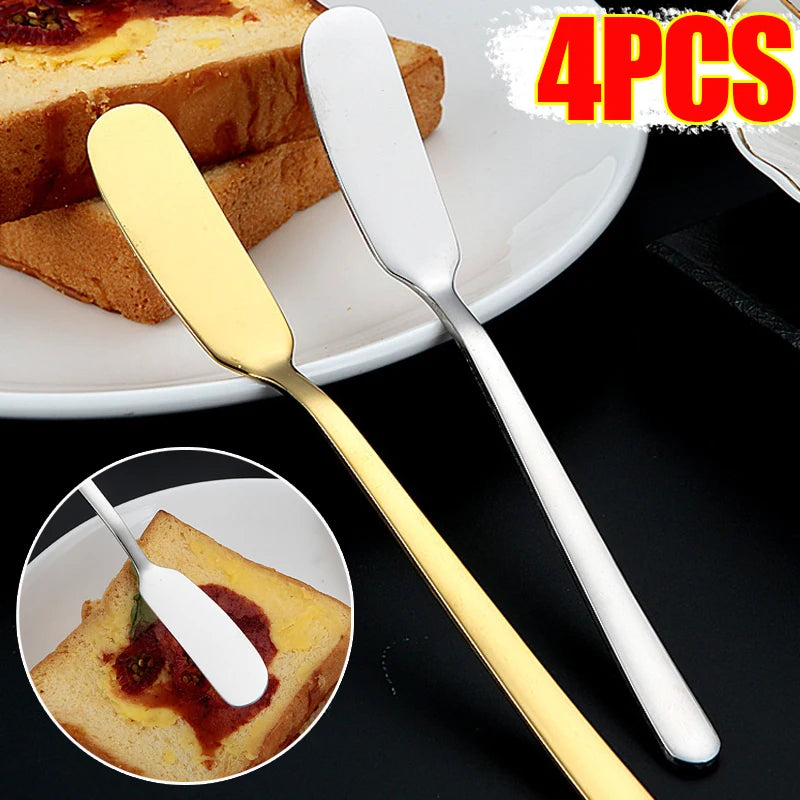 4/1pcs Butter Knifes Stainless Steel Cheese Cutter Knifes