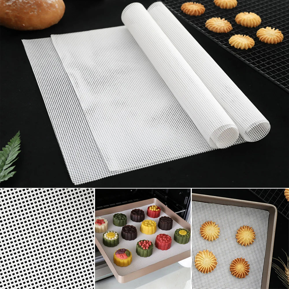 10pcs 40x40cm Non-Stick Silicone Baking Mat Food Fruit