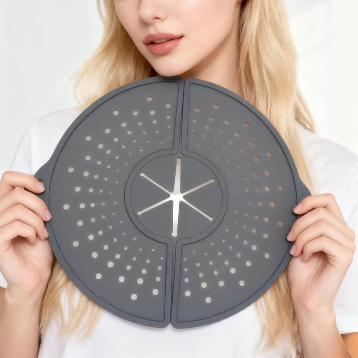 1pcs Oil Proofing Lid Filter Foldable Frying Pan