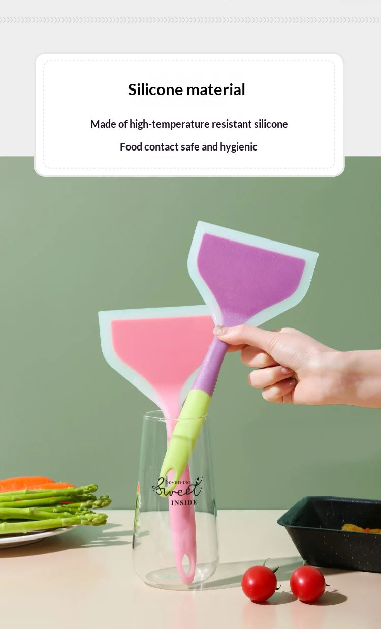 Silicone Spatula Wide Cooking Shovel Non-Stick Scraper Turner