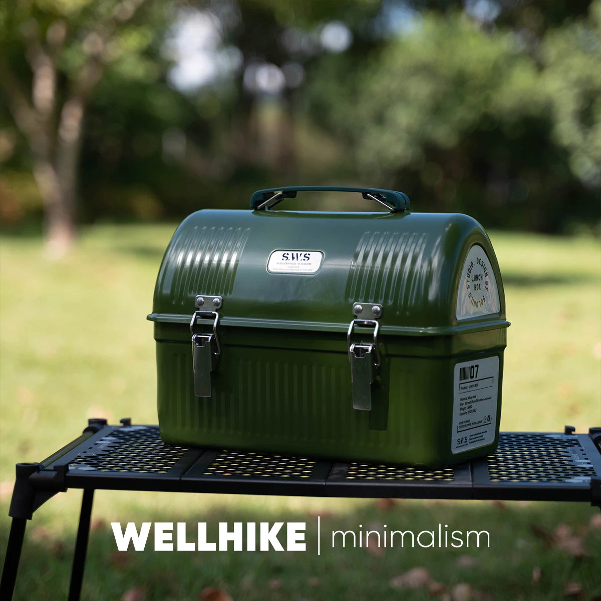 Wellhike- Outdoor Sws Wild Trace Metal Lunch Box