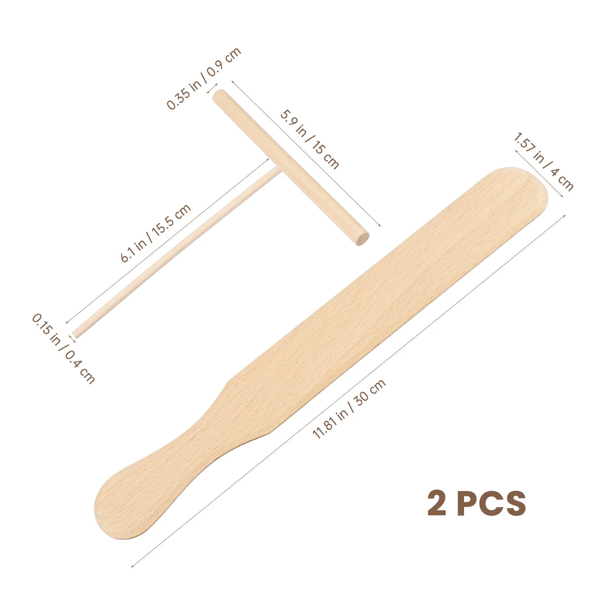 Crepe Maker Spreader Spatula Kit Pan Cooking Tortilla