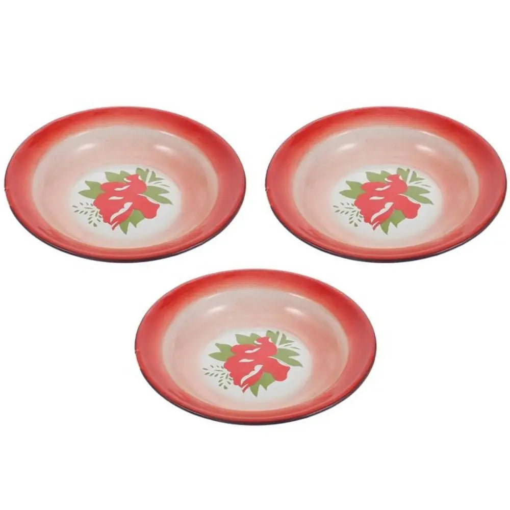 Iron Enamel Iron Enamel Dish Plate Old-Fashioned Nostalgic