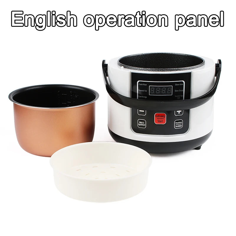 12v/24v Electric Pressure Cooking Pot Car Truck Smart