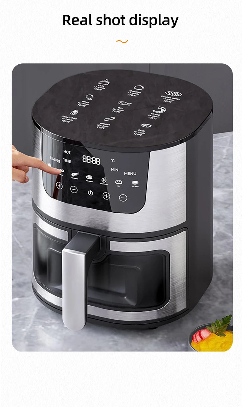 Divedeer 7l Visual Air Fryer - Large Capacity