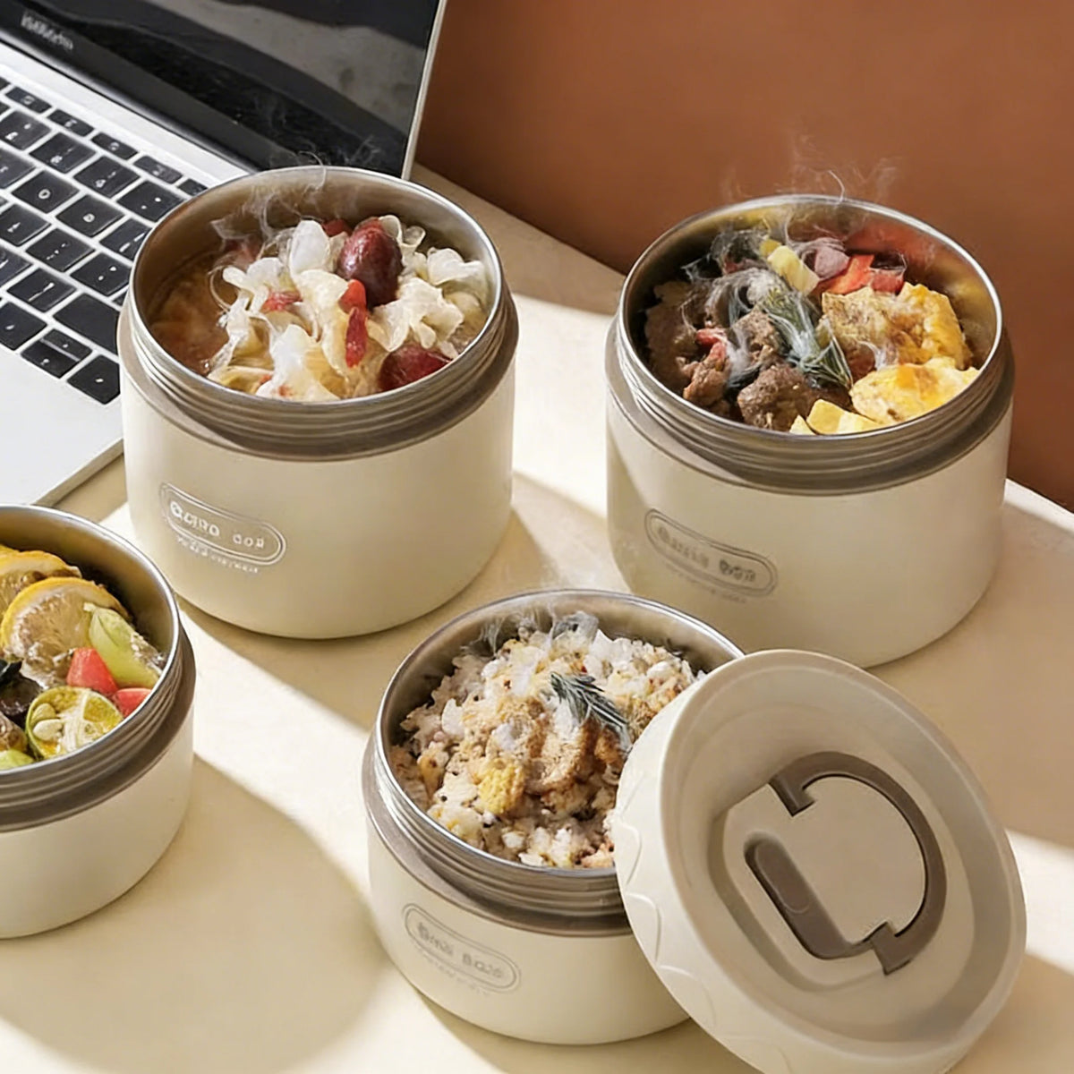 Lunch Box Office Workers Lunch Box Lid Leak-Proof