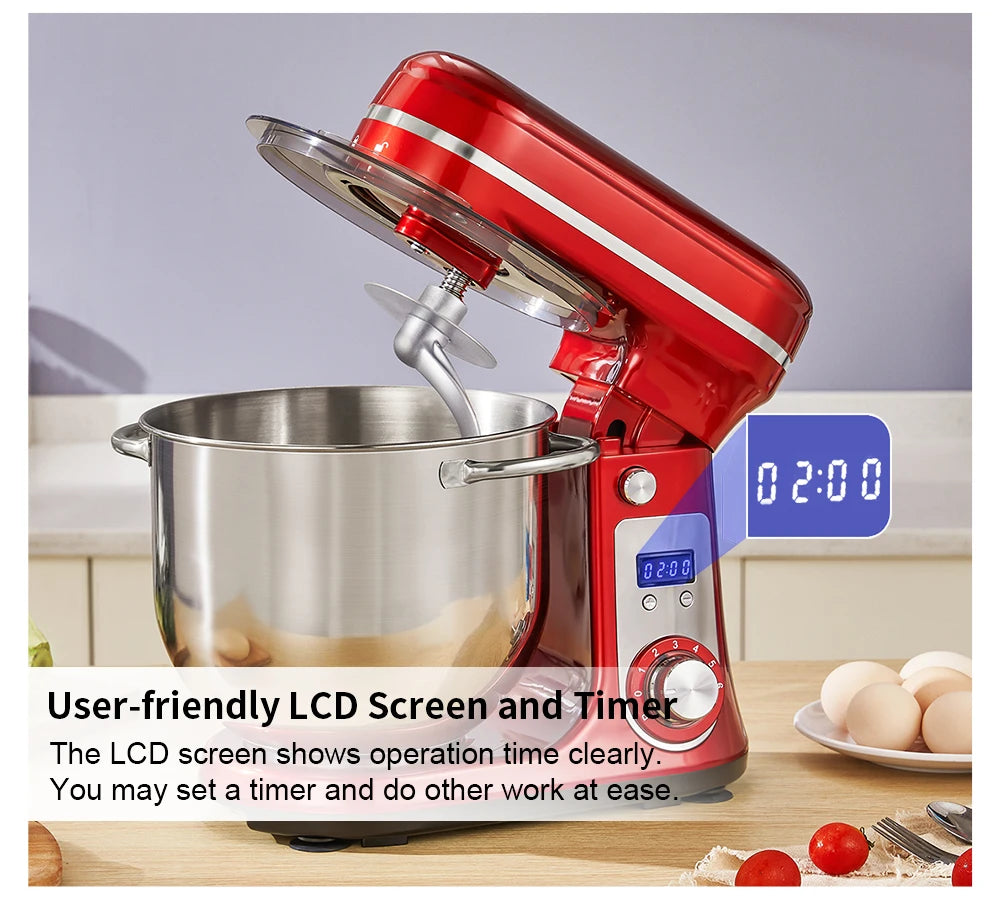 Biolomix Food Stand Mixer Blender Quiet Motor Cream