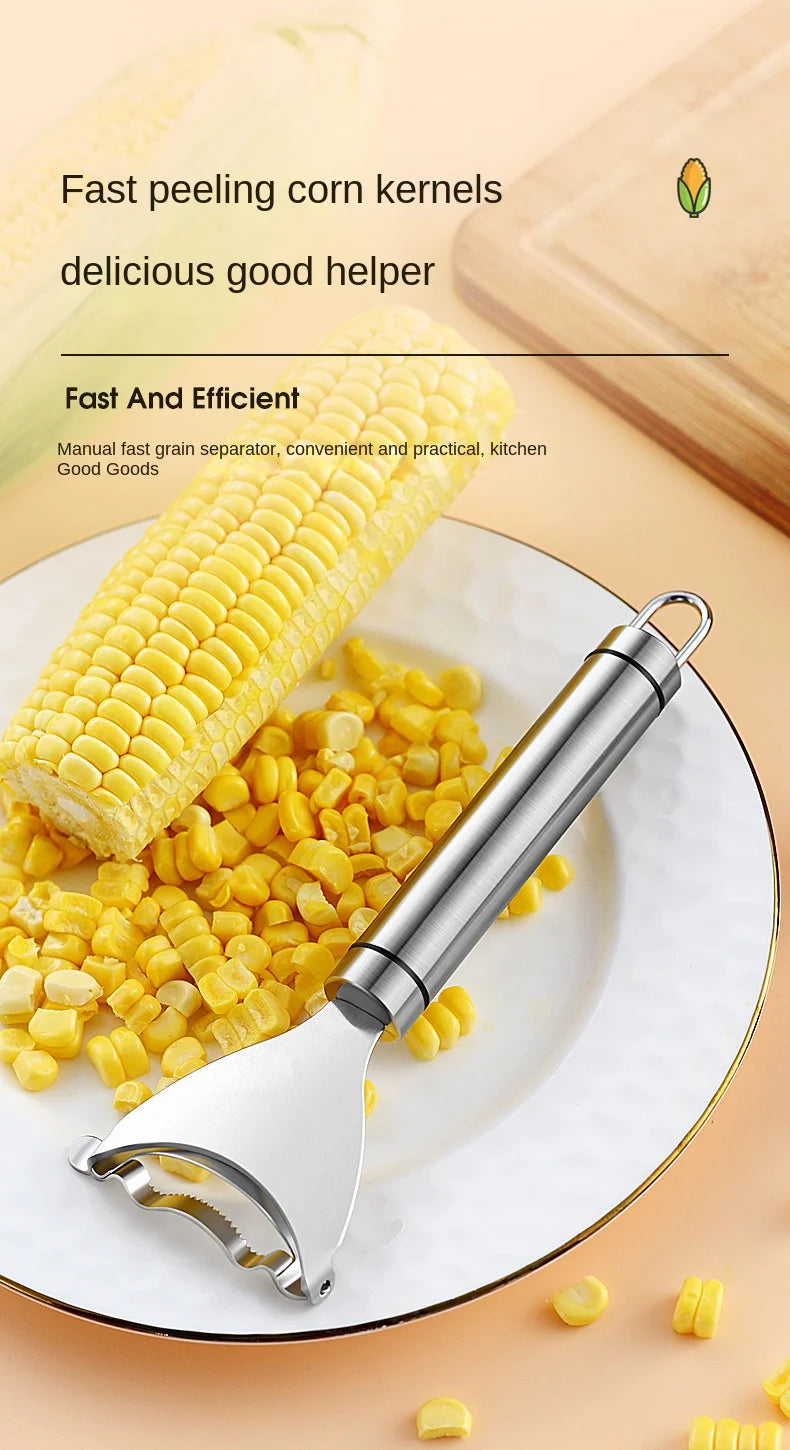 Stainless Steel Corn Stripper Peeler Cob Cutter Thresher