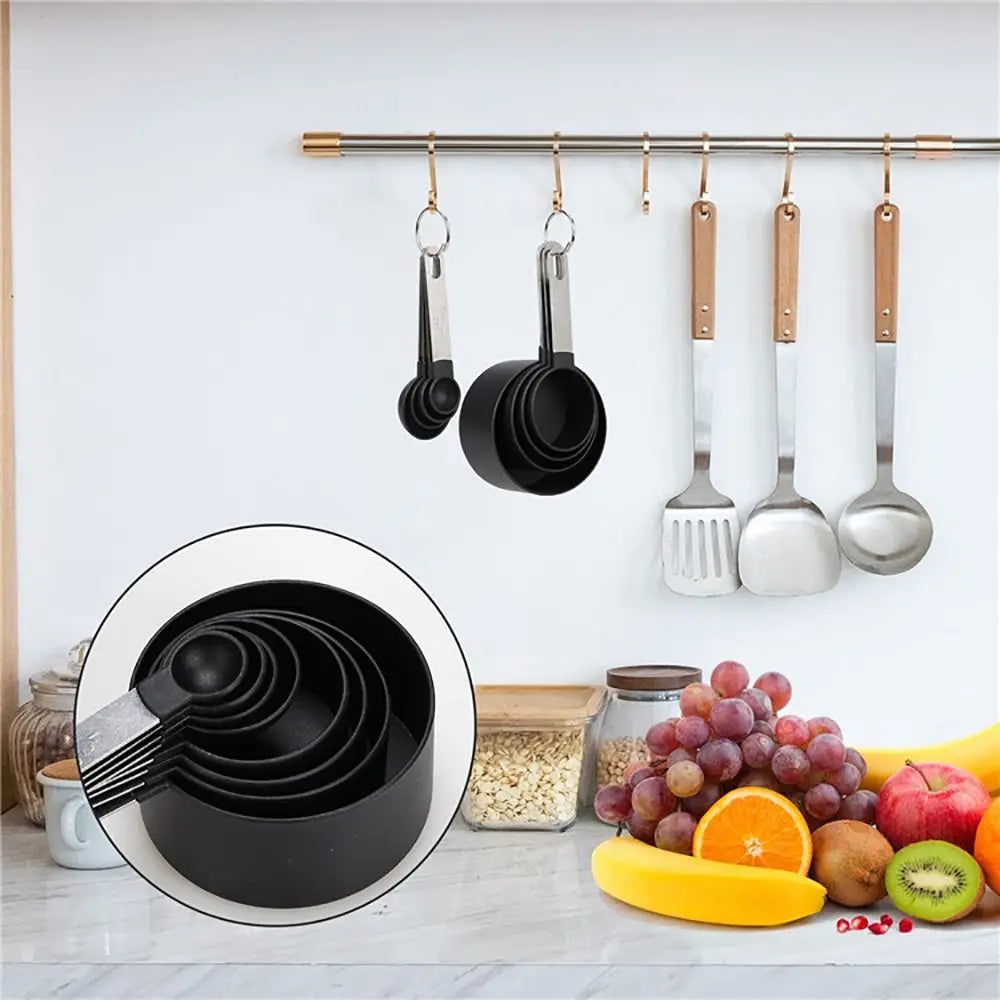 8pcs/Set Stainless Steel Handle Measuring Cups Measuring