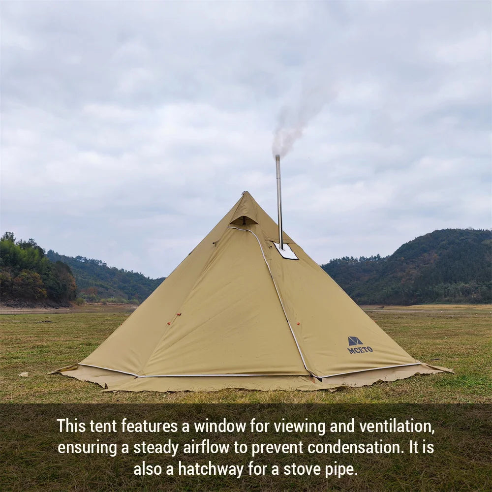 4-6 People Tipi Tent Stove Jack 400pro Camping