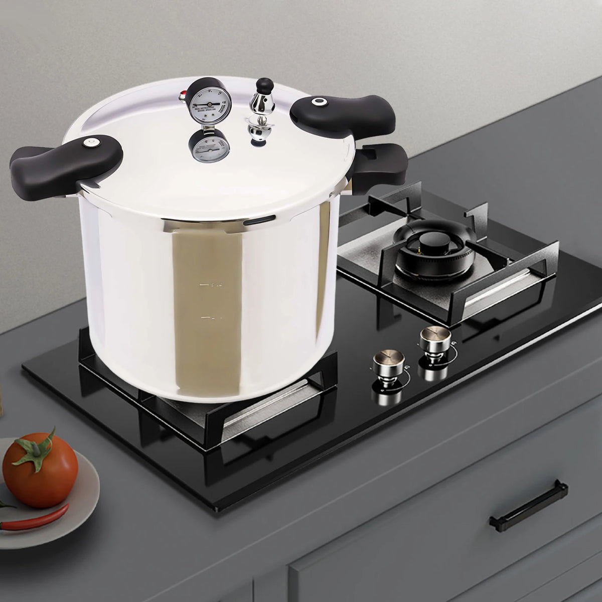 22l Large Capacities Pressure Cooker 90kpa Commercial Stainless