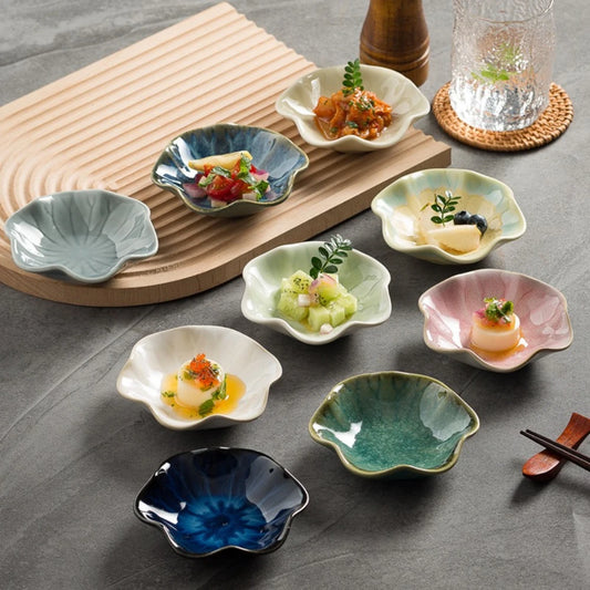 Ceramic Lotus Leaf Jewelry Tray & Key Decoration