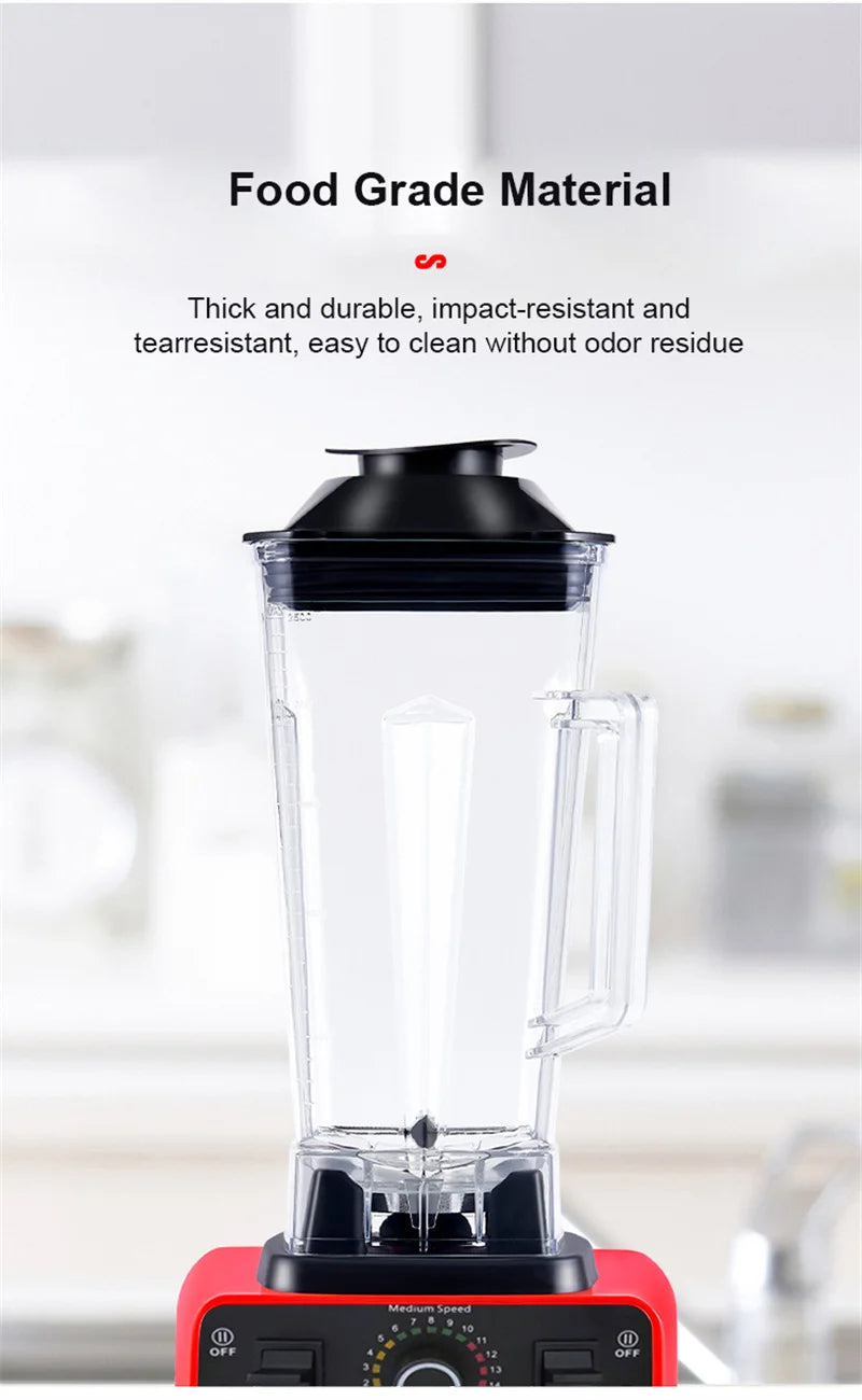 2000w Heavy Duty Commercial Grade Blender Mixer Juicer