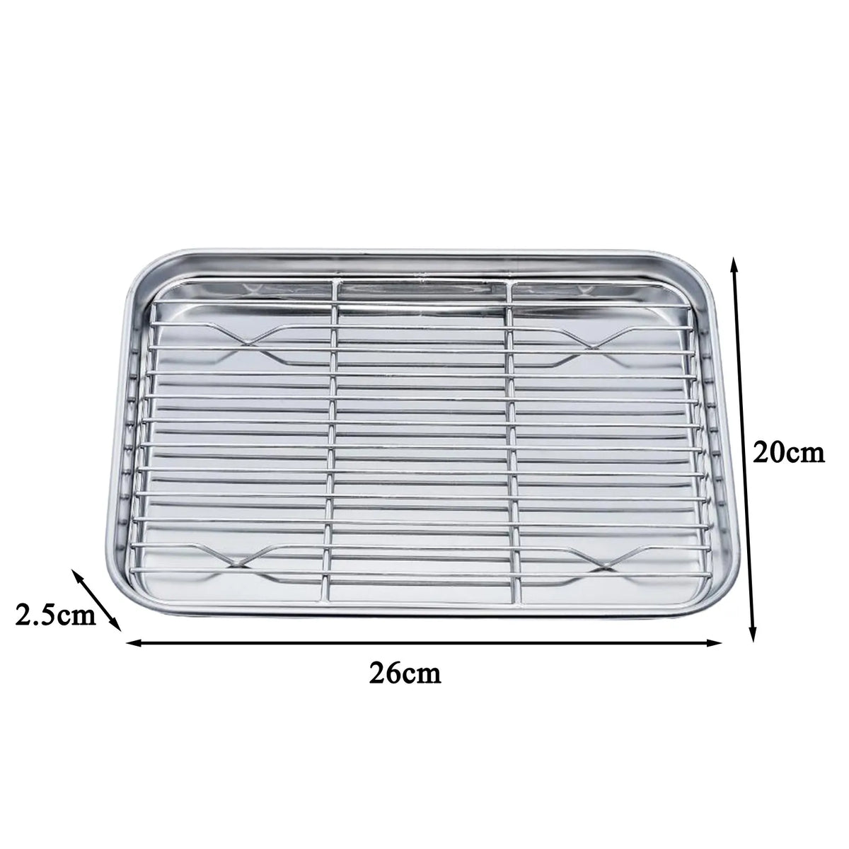 Baking Tray Removable Cooling Rack Stainless Steel Baking