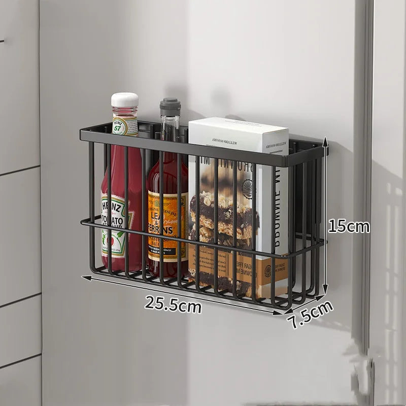 Multi-Function Magnetic Fridge Storage Rack Magnetic Paper Towel