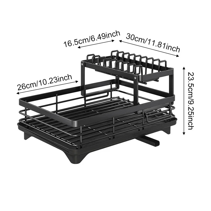 Dish Drying Rack Counter Large Dish Rack Drainboard