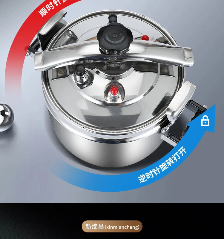 3-In-1 Safety Commercial Pressure Cooker Explosion-Proof Valve &