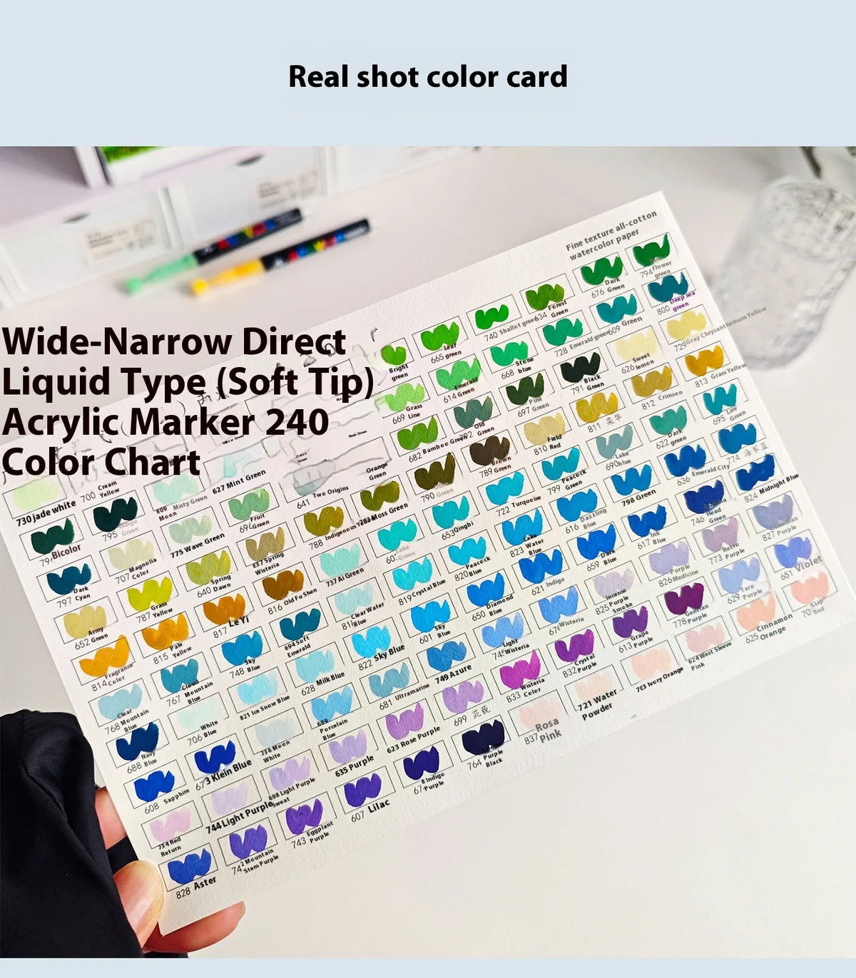 12-240 Colors Acrylic Paint Pens Pencil Brush Markers