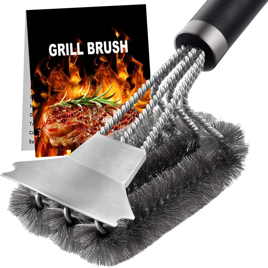 Safe Grill Brush Scraper Handle Bbq Cleaning Brush