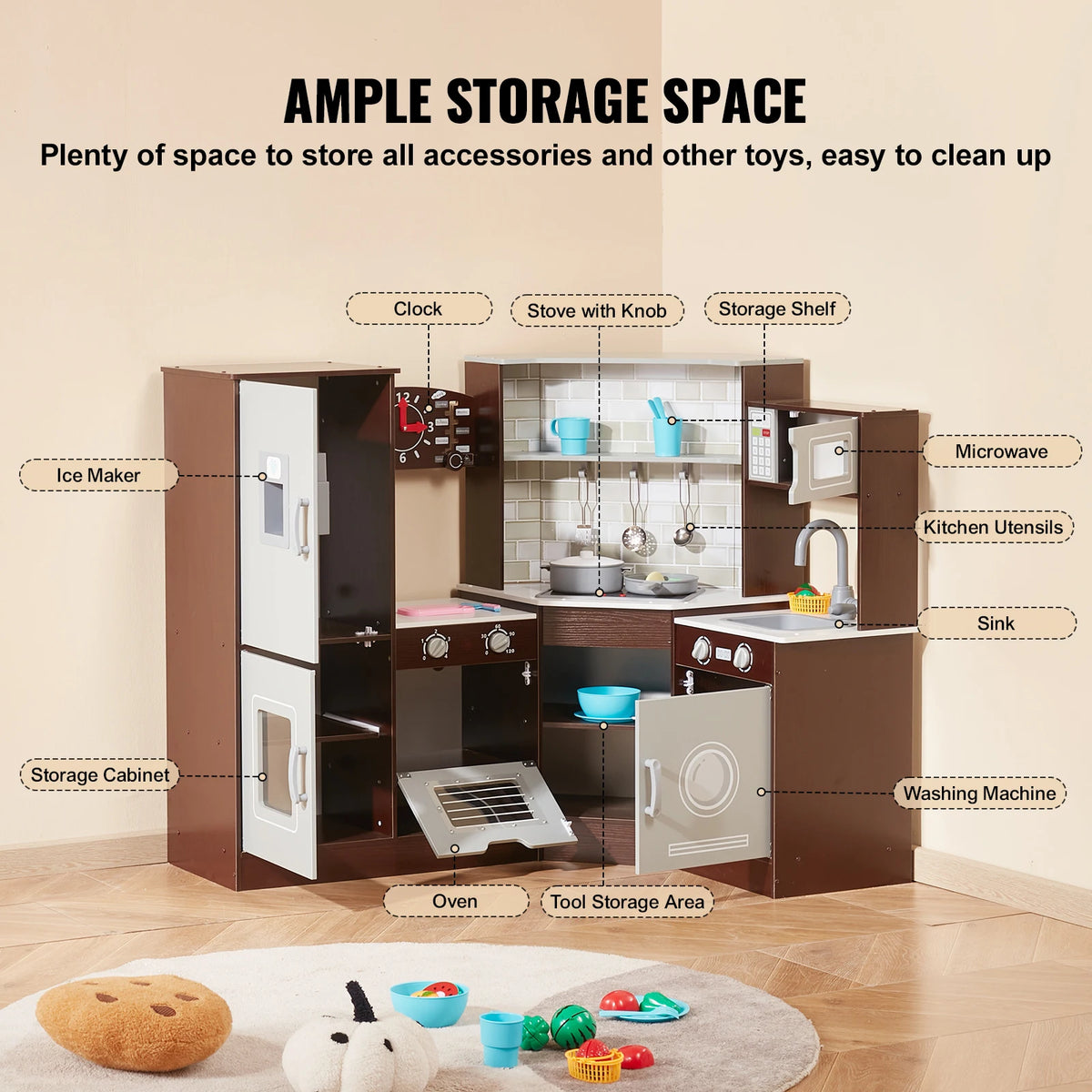 Succebuy Play Kitchentoys Children Kitchenware Ice Maker Kids