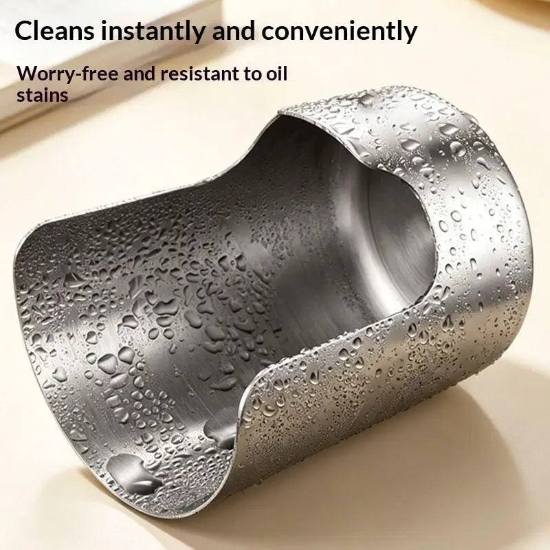 2in1 Stainless Steel Spoon Holder Rack Lid Utensil