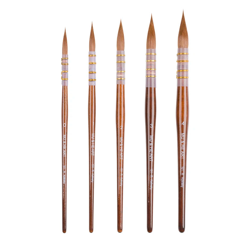 High Quality Kolinsky Sable Hair Mixed Watercolor Painting