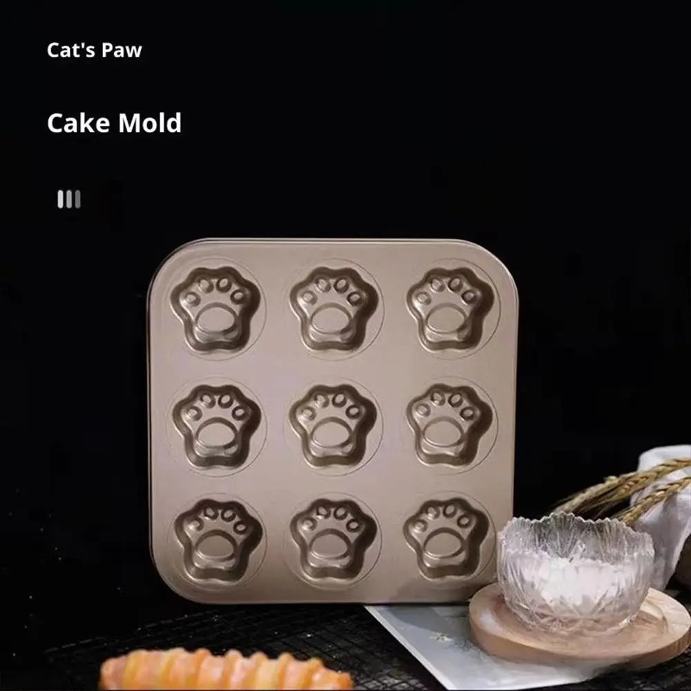 Cute 6/12 Cavity Cake Mold Non Stick Carbon