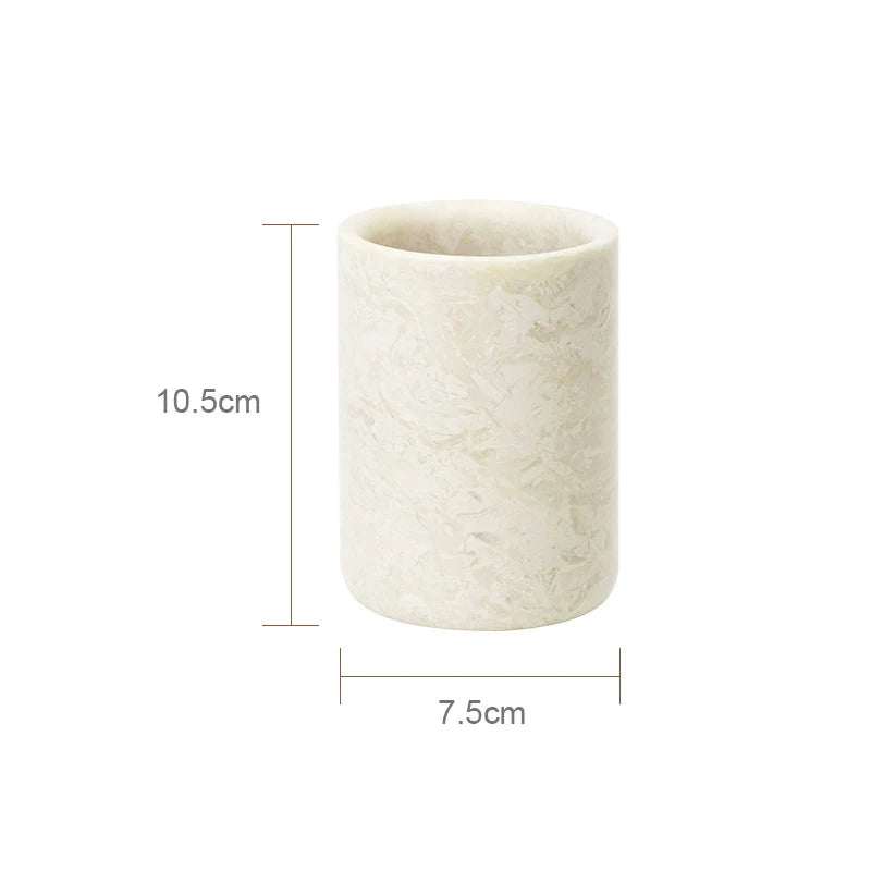 Crema Nuova Natural Marble Bathroom Elegent Soap Dish