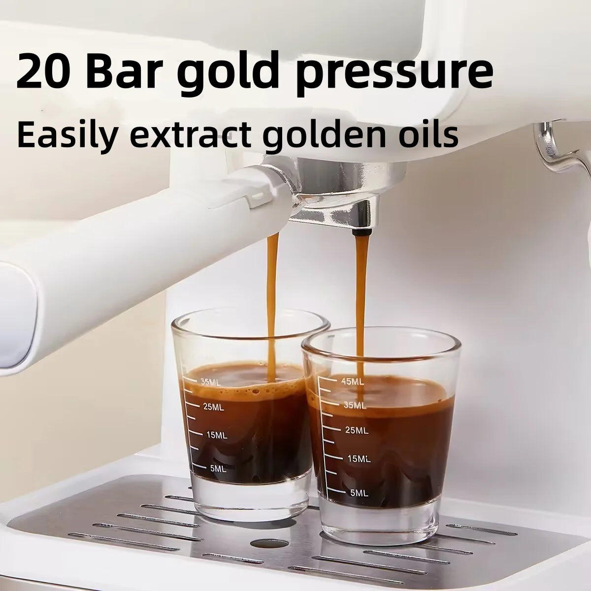 20bar Espresso Machine Steam Milk Frother Coffee Maker