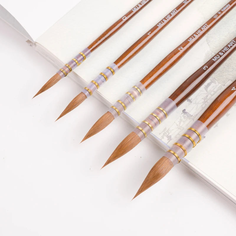 High Quality Kolinsky Sable Hair Mixed Watercolor Painting