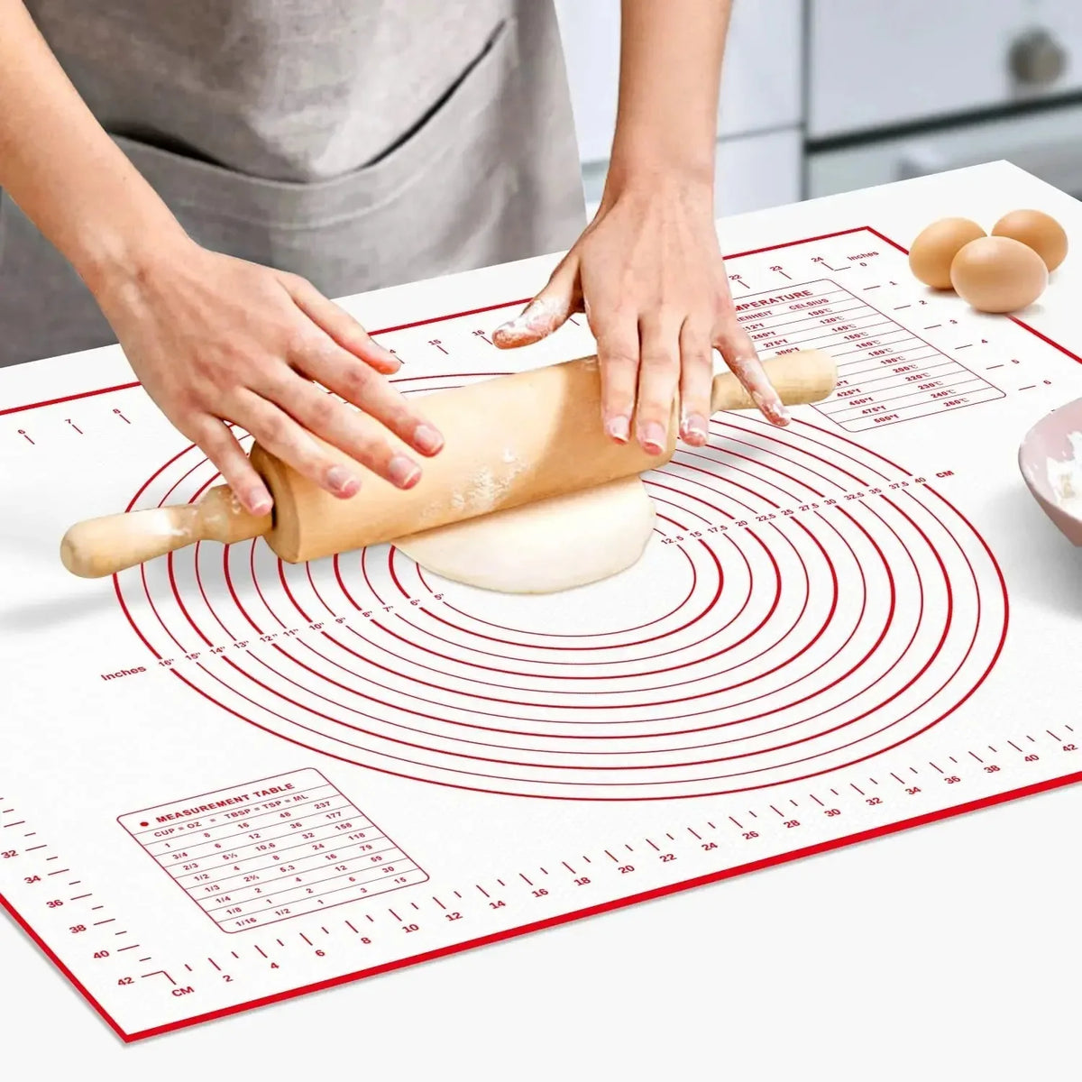 Untior 1pcs Kneading Dough Mat Silicone Baking Mat