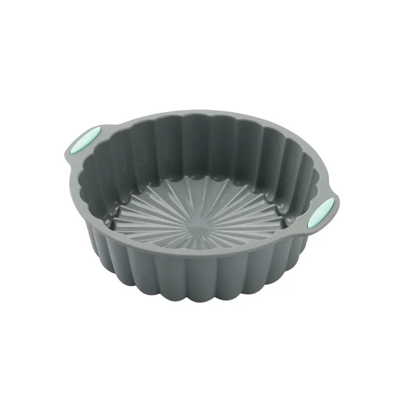 Silicone Fluted Cake Pans Non-Stick Oven Baking Pans