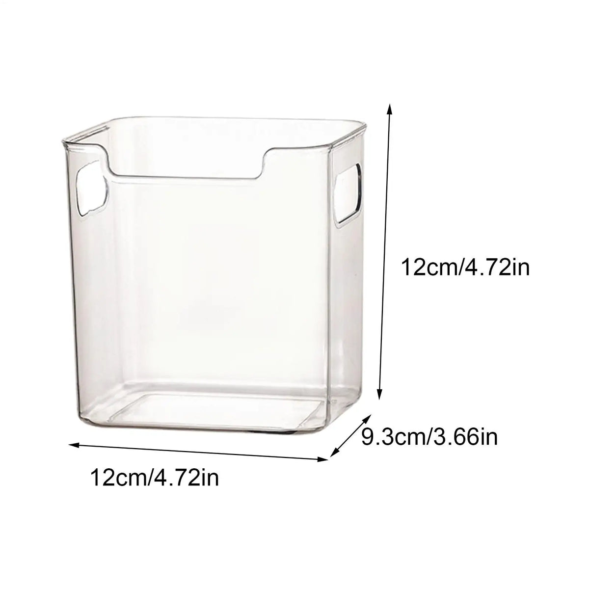 Refrigerator Bins Handles Clear Door Containers Organizer Pantry