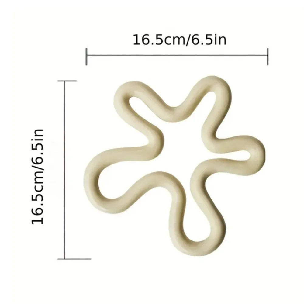 Geometrical Heat Resistant Silicone Mat Drink Cup Coasters