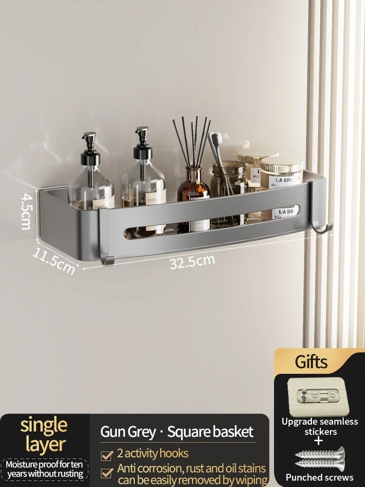 No Need To Drill Walls Installation Aluminum Bathroom