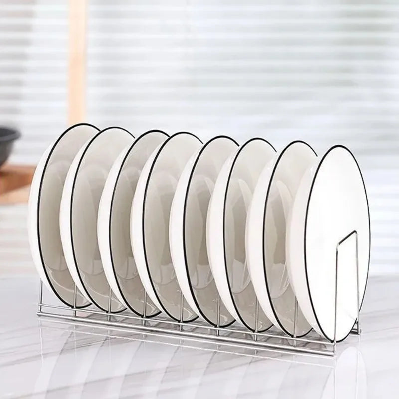 Stainless Steel Dish Storage Rack Desktop Drain Rack