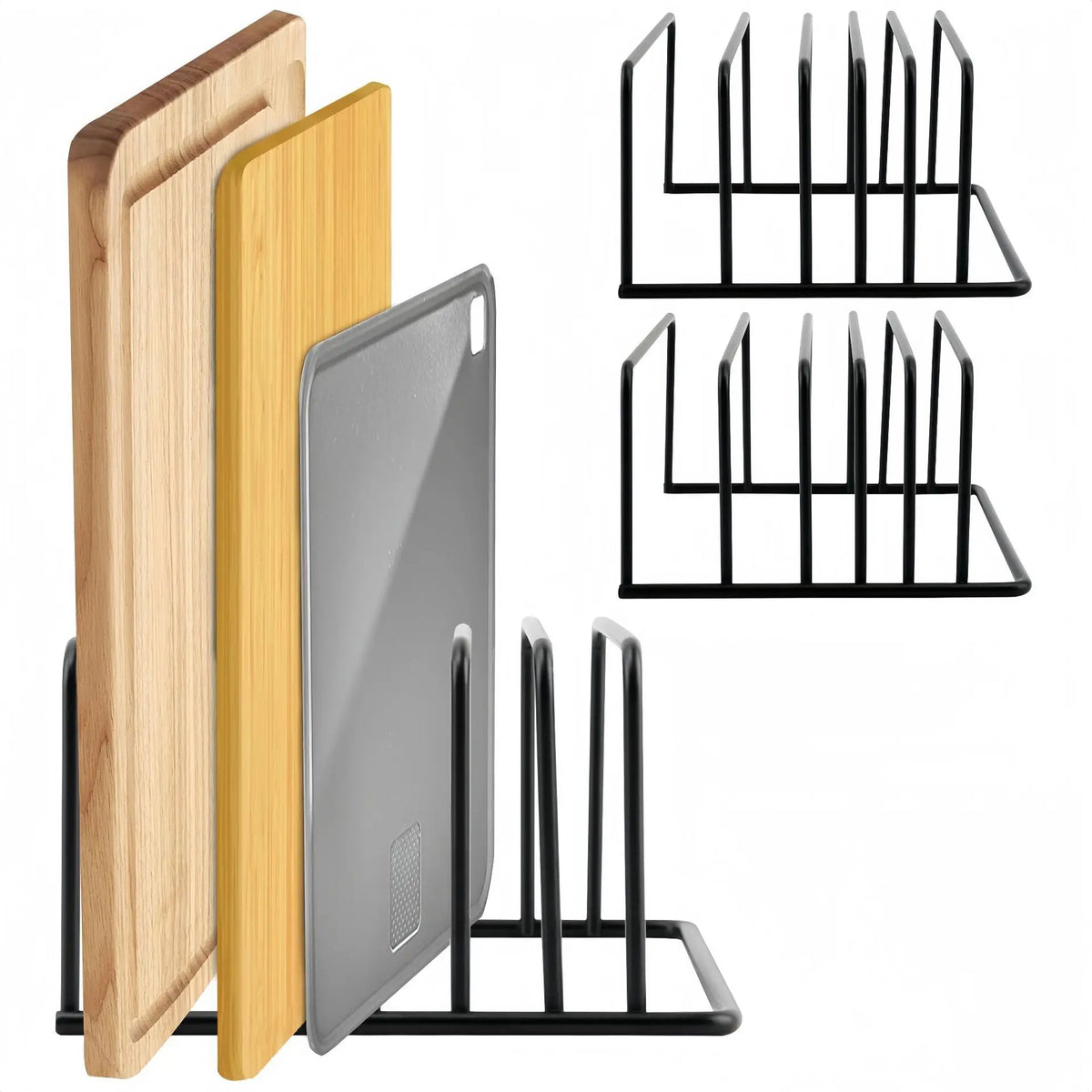 5-Tier Cutting Board Rack Carbon Steel Cutting Board