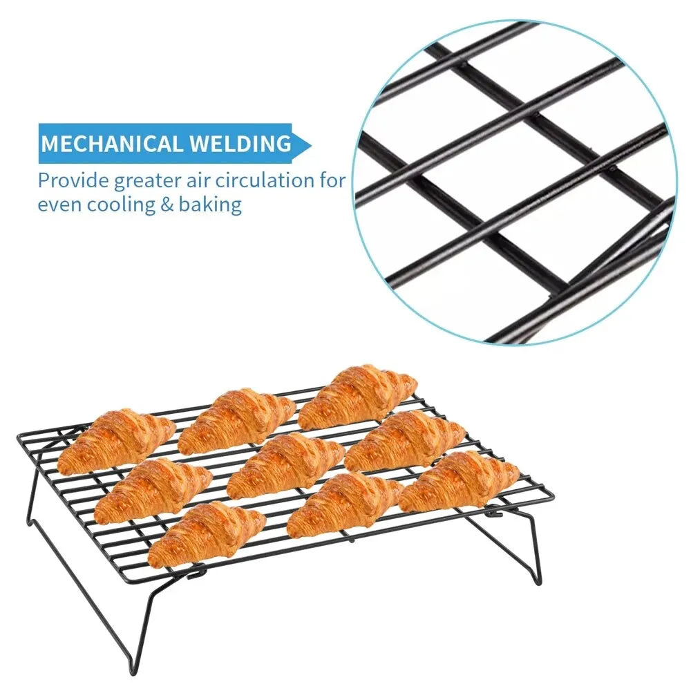Non Stick Wire Grid Baking Tray Cake Cooling