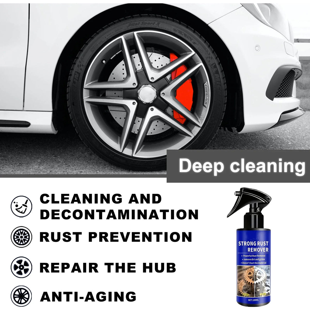 Car Rust Remover Auto Exhaust Pipe Rust Derusting